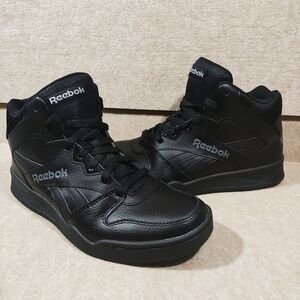 Reebok Men's X-Wide Black High-Top Sneakers